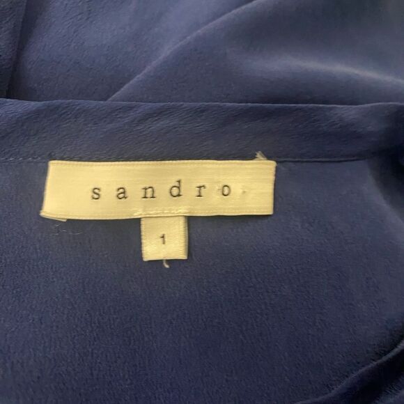 Sandro 100% silk blouse, size 1(S) - Picture 6 of 7